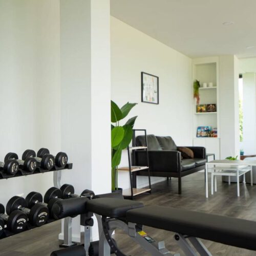 ฟิตเนส ออกกำลังกาย คอนโดครบทุกอย่าง คอนโดเงินเหลือเหลือปทุมธานี