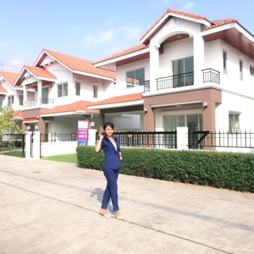 บ้านใกล้รถไฟฟ้าสำโรง บ้านเดี่ยวใกล้รถไฟฟ้า